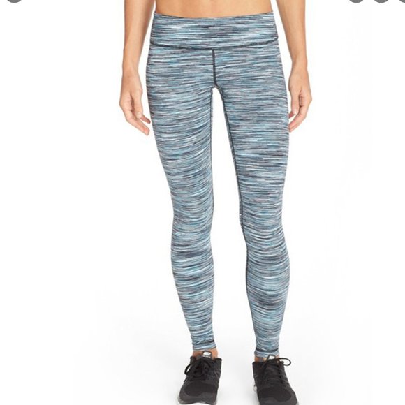 Zella Multi-colored Cosmic Space Dye Cropped Leggings, Size M - Picture 3 of 9